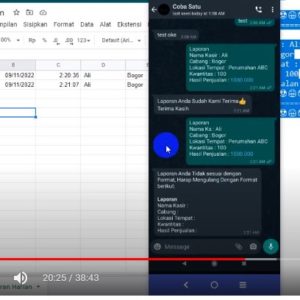 New WA to Spreadsheet